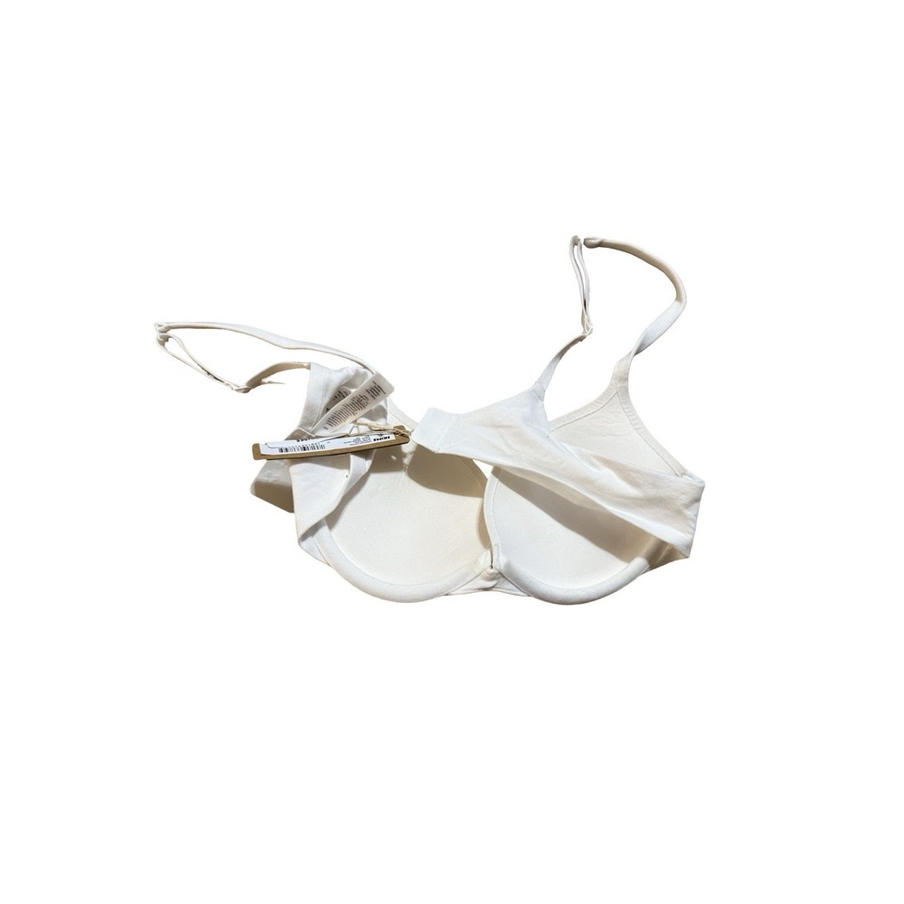 Skims Everyday Cotton Ultimate Bra Snow White 36C BR-PUS-10645W NEW - Picture 4 of 5